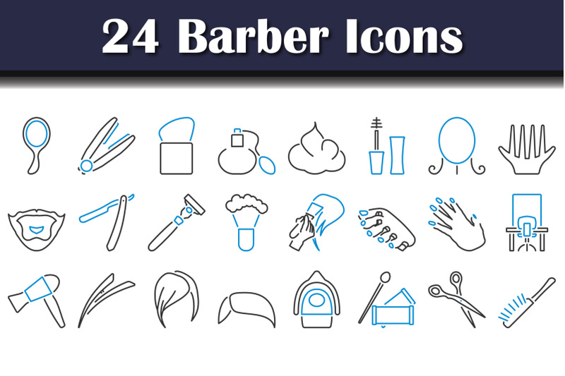 barber-icon-set