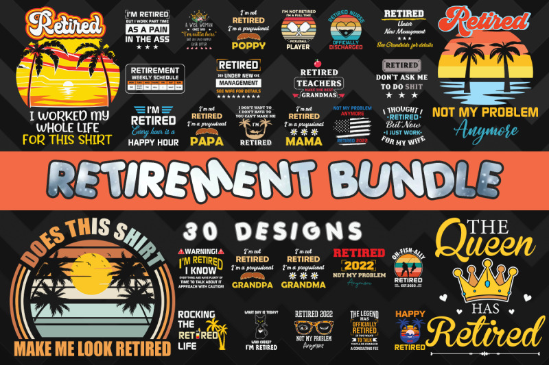 retirement-bundle-svg-30-designs
