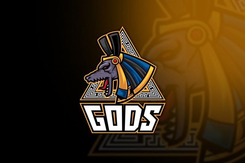 egyptian-gods-set-esport-logo-template