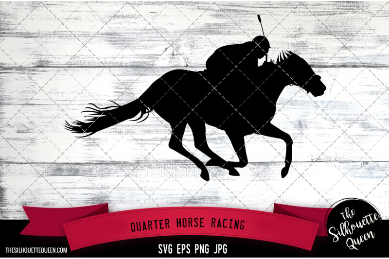 quarter-horse-racing-silhouette-vector-quarter-horse-racing-svg