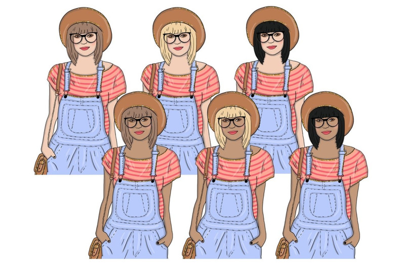 picnic-girls-clipart