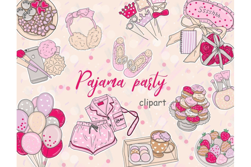 pajama-party-clipart