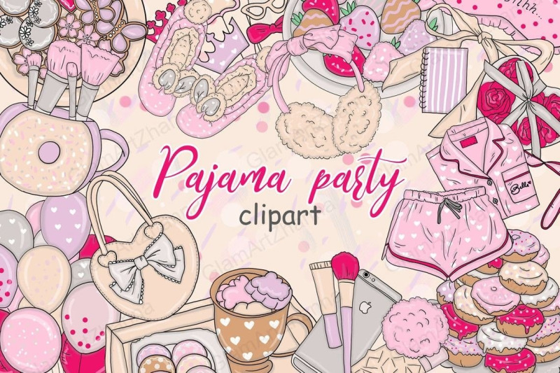 pajama-party-clipart