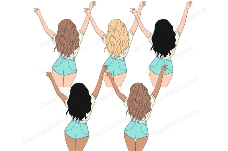 cruise-girls-clipart-fashion-woman-planner-graphics