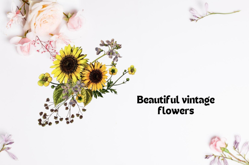 vintage-watercolor-bouquets