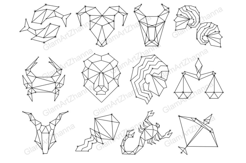 zodiac-constellation-bundle-horoscope-illustration