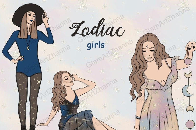 zodiac-girl-clipart-celestial-illustration