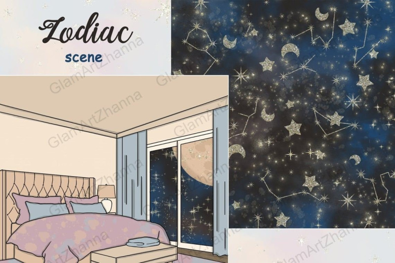 zodiac-constellation-map-bedroom-illustration