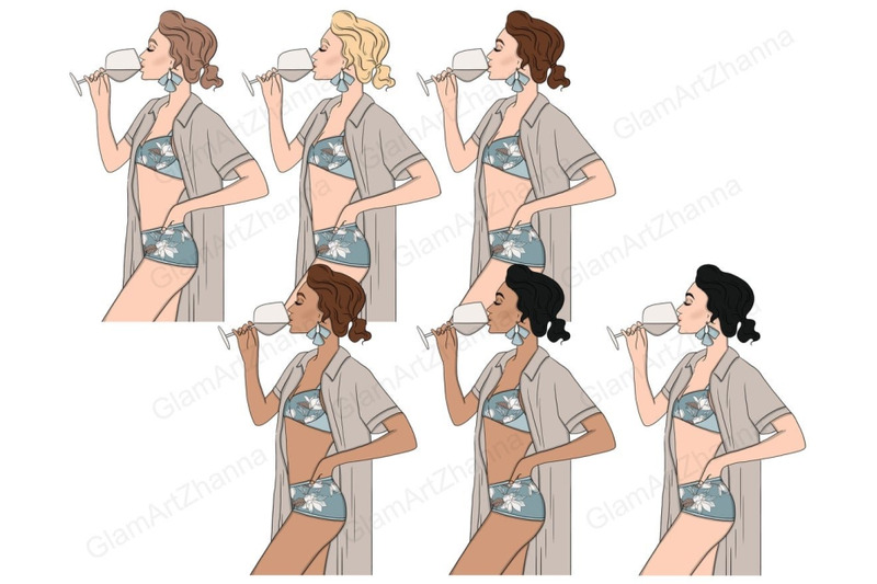 weekend-girls-clipart