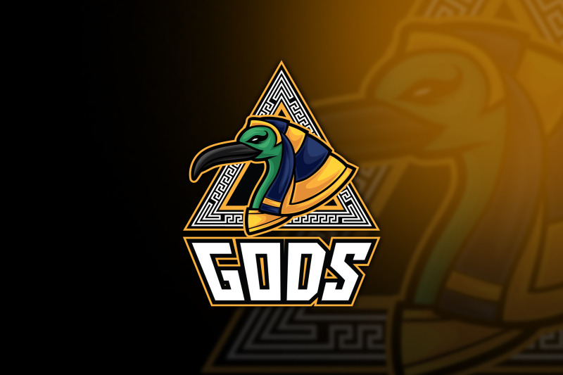 egyptian-gods-thot-esport-logo-template