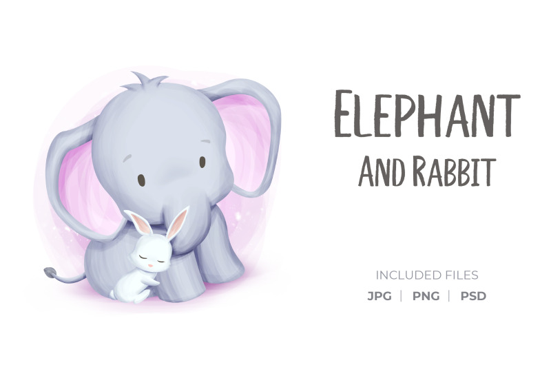 friendship-elephant-and-rabbit