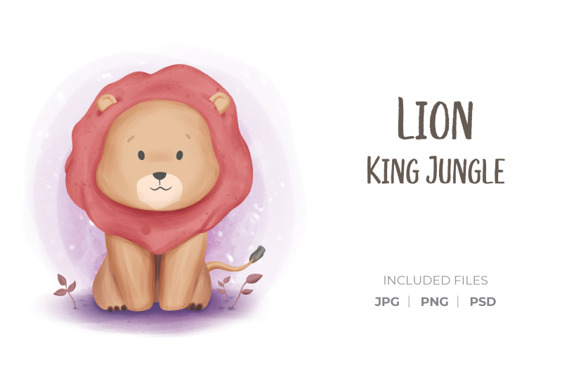 lion-cute-king-jungle