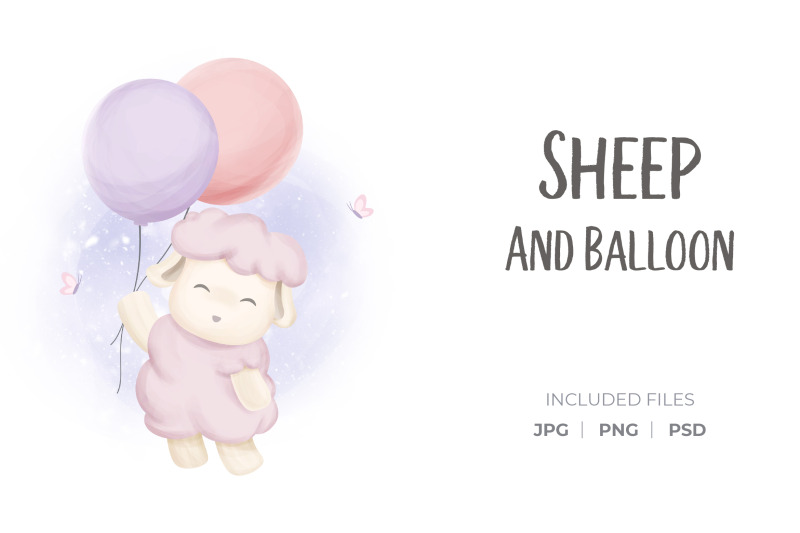 sheep-and-balloon
