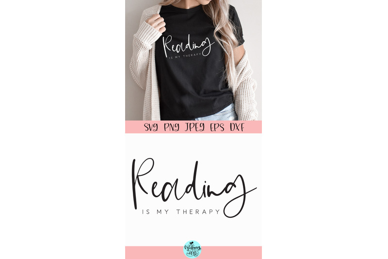 reading-is-my-therapy-svg-inspirational-cut-file