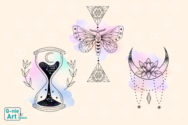 magical-and-celestial-clipart-bundle-mystical-illustration-with-water