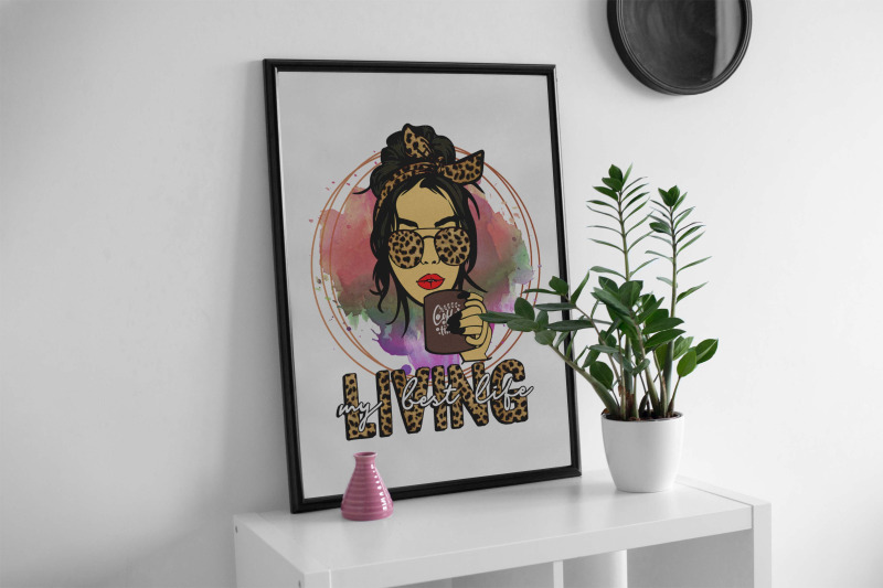 cheetah-living-my-best-life-sublimation