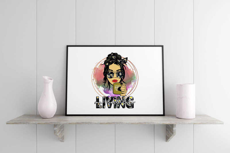 daisy-living-my-best-life-sublimation