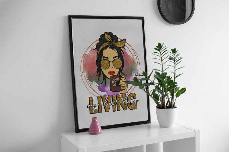 bling-living-my-best-life-sublimation