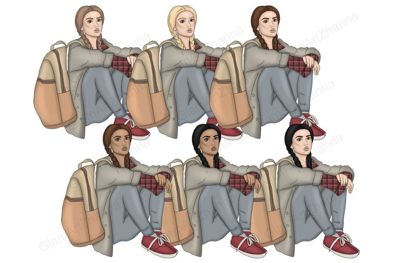 camping-girls-clipart