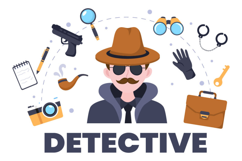 10-private-investigator-or-detective-illustration