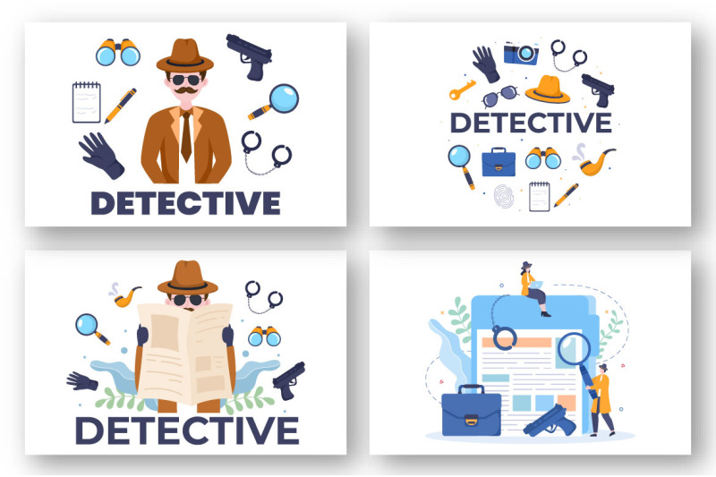 10-private-investigator-or-detective-illustration