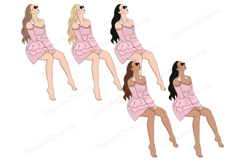 travel-girls-clipart