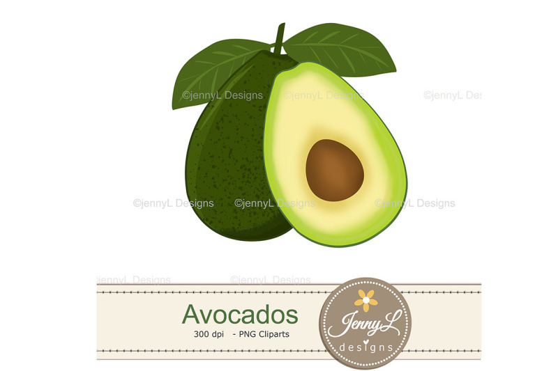 avocado-digital-papers-and-clipart