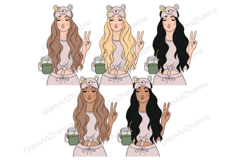 home-sweet-home-girls-clipart