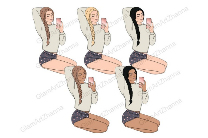 lifestyle-girls-clipart