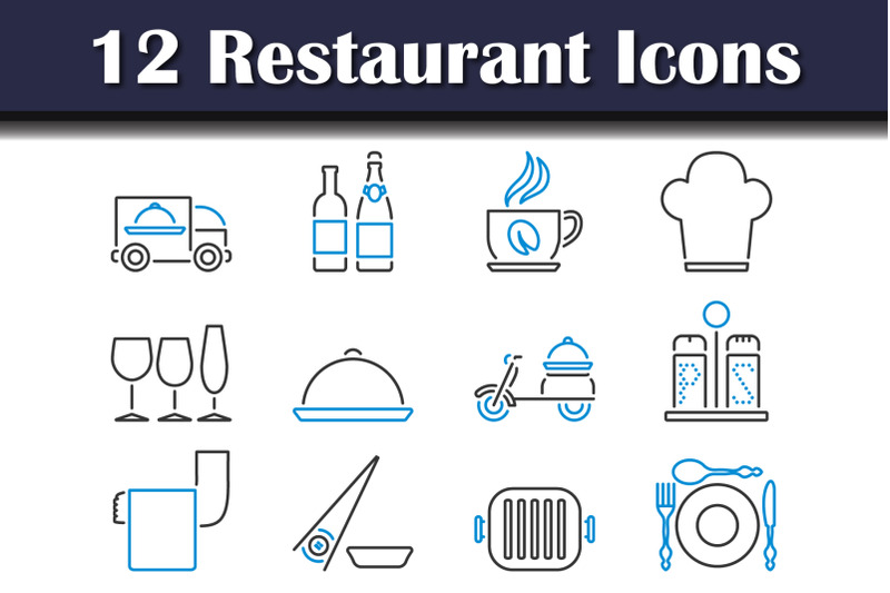 restaurant-icon-set