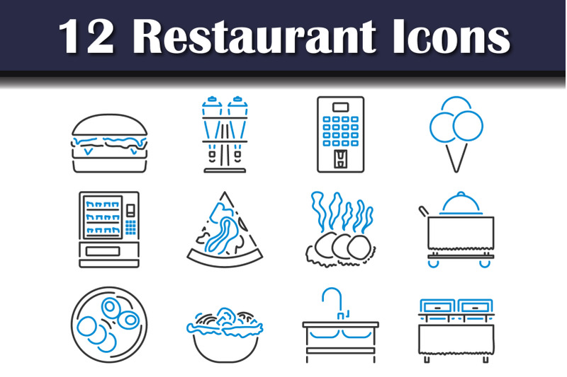 restaurant-icon-set