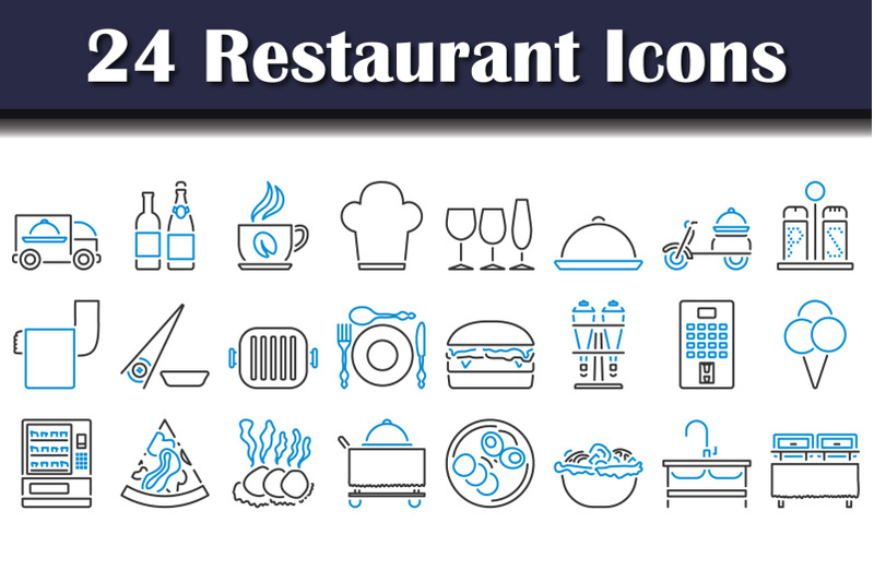 restaurant-icon-set