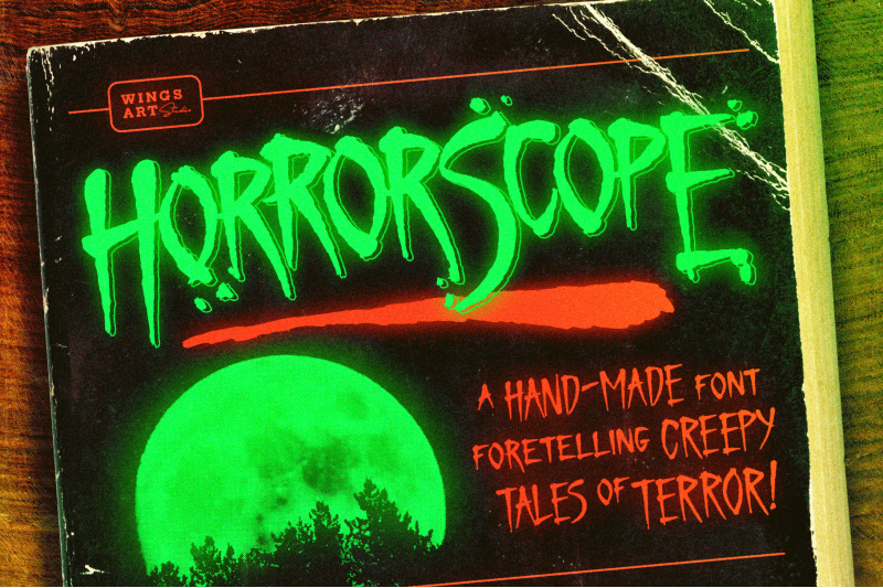 horrorscope-a-hand-made-horror-font