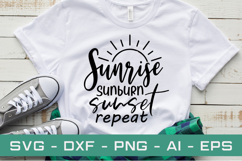 sunrise-sunburn-sunset-repeat-svg-cut-file