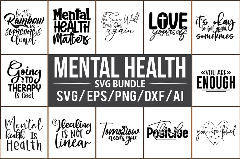 mental-health-svg-bundle