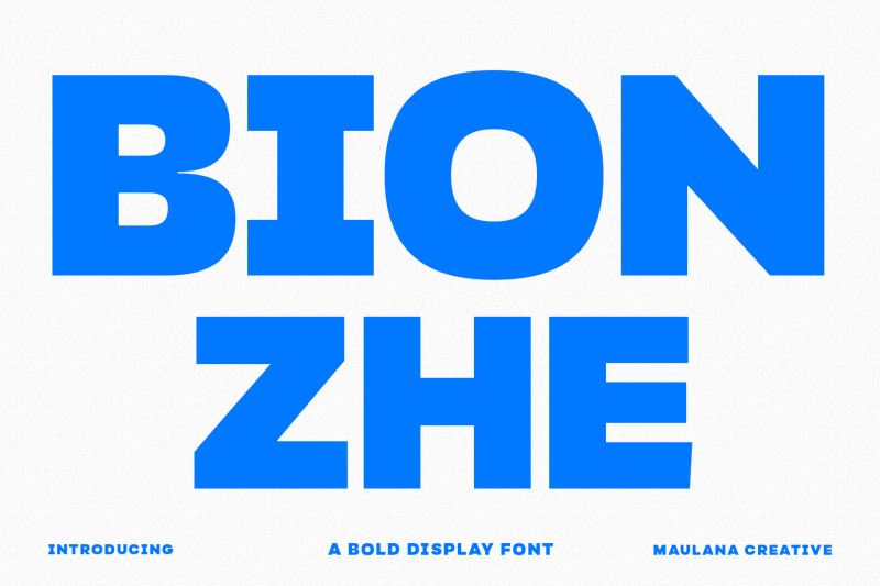 bionzhe-display-font