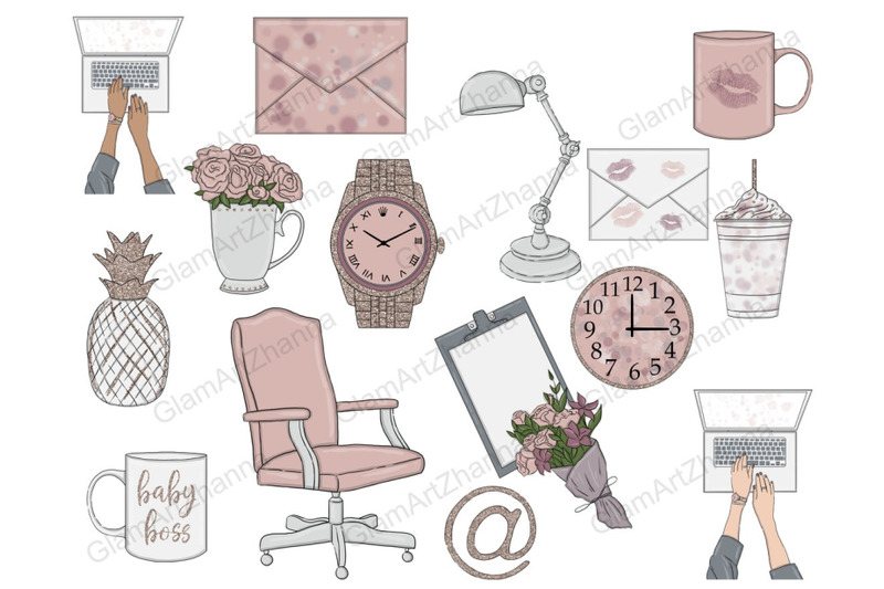 planner-girl-clipart