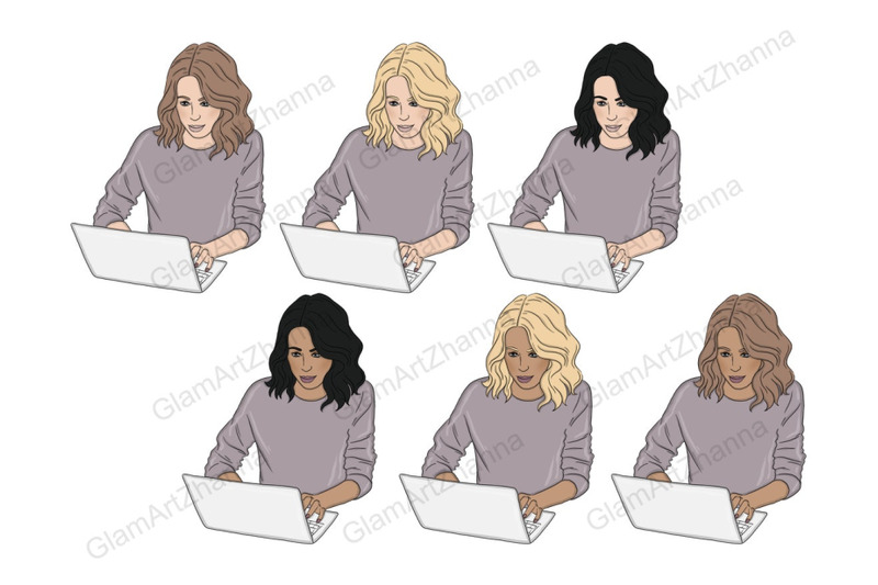 planner-girl-clipart-girls