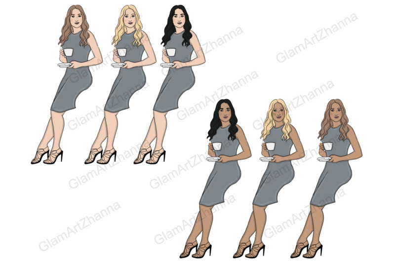 planner-girl-clipart-girls