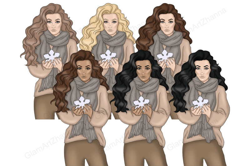 warm-winter-girls-clipart