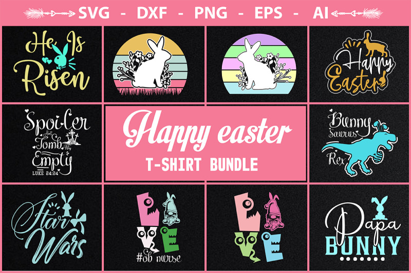 easter-t-shirt-design-bundle