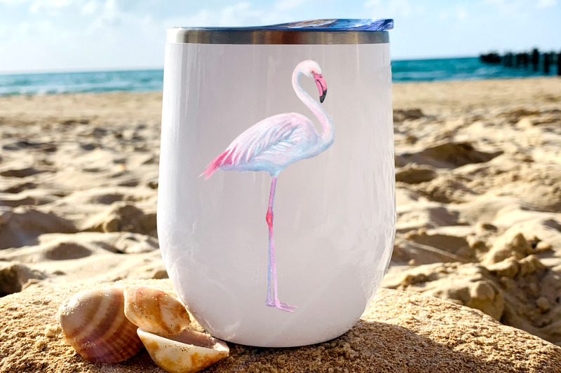 watercolor-flamingo-png-clipart-bundle-tropical-birds-png