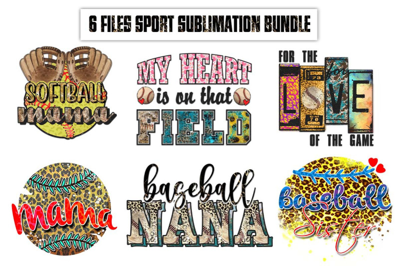 baseball-sport-sublimation-bundle