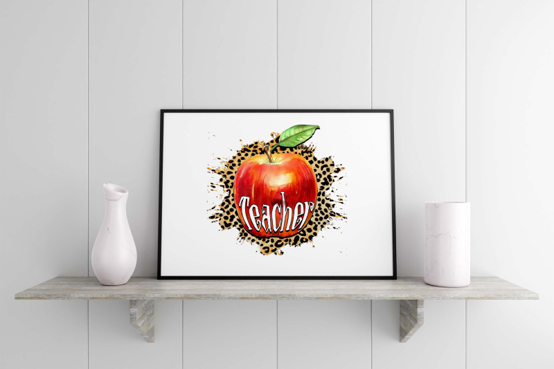 leopard-apple-teacher-sublimation