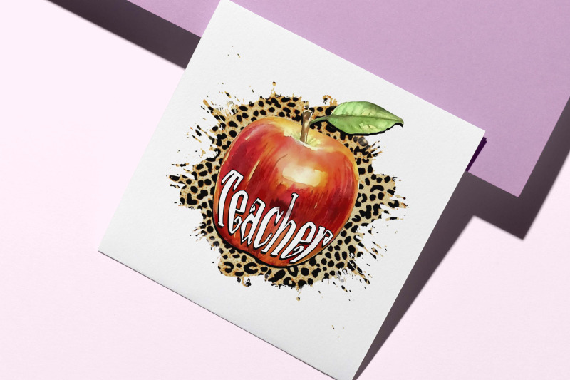 leopard-apple-teacher-sublimation