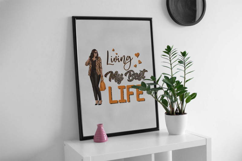 orange-living-my-best-life-sublimation