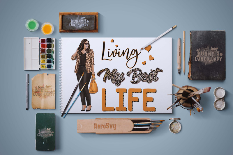 orange-living-my-best-life-sublimation