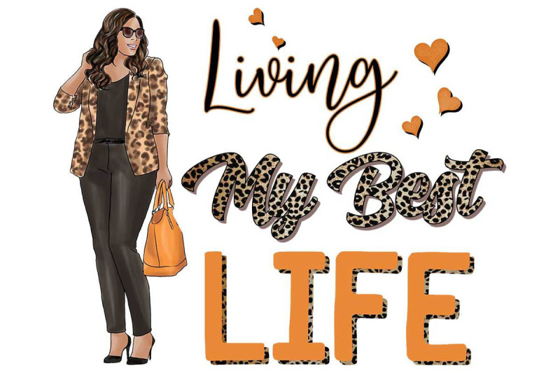 orange-living-my-best-life-sublimation