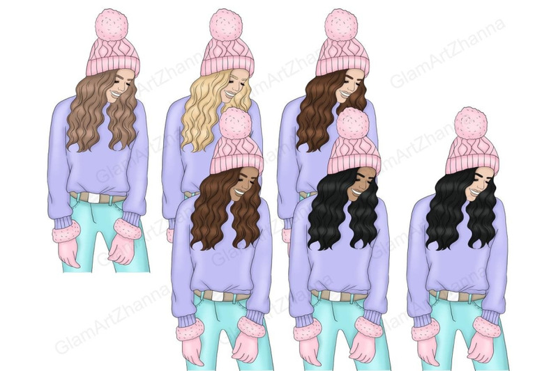 sweet-season-girls-clipart