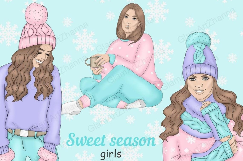 sweet-season-girls-clipart